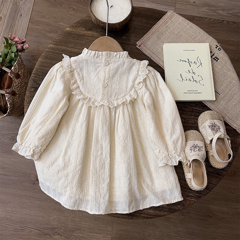 Embrace Elegance with Our Girls' Lace Princess Dress